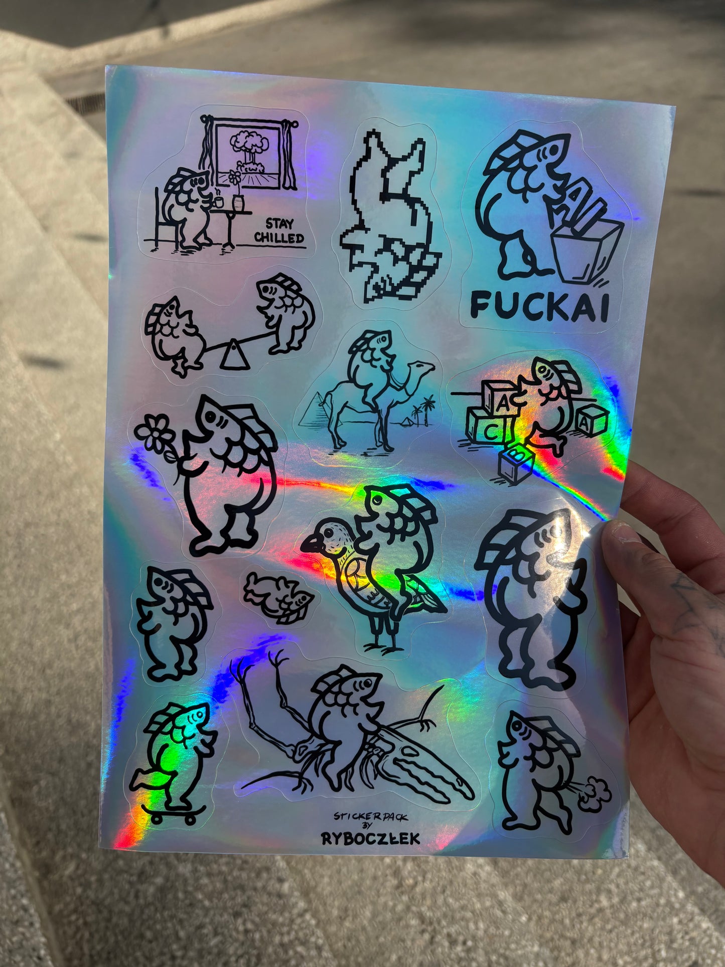 HOLO YOLO STICKERPACK
