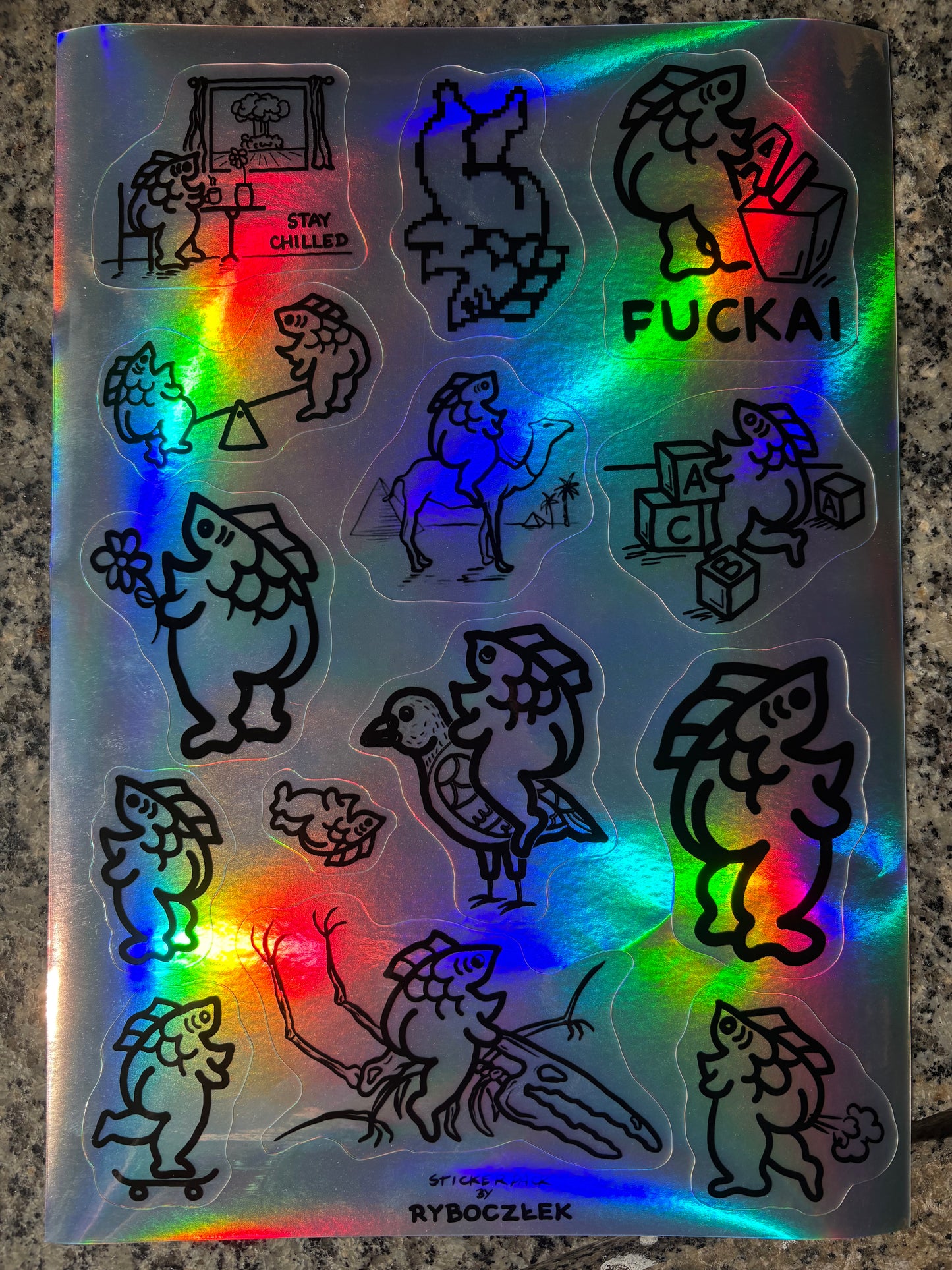 HOLO YOLO STICKERPACK