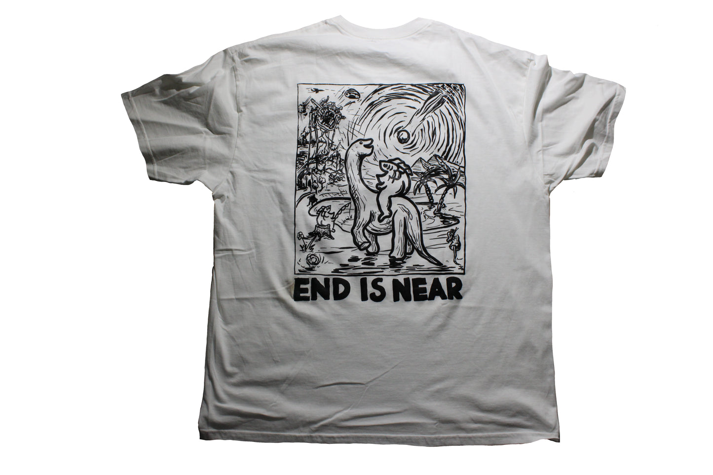 END IS NEAR white